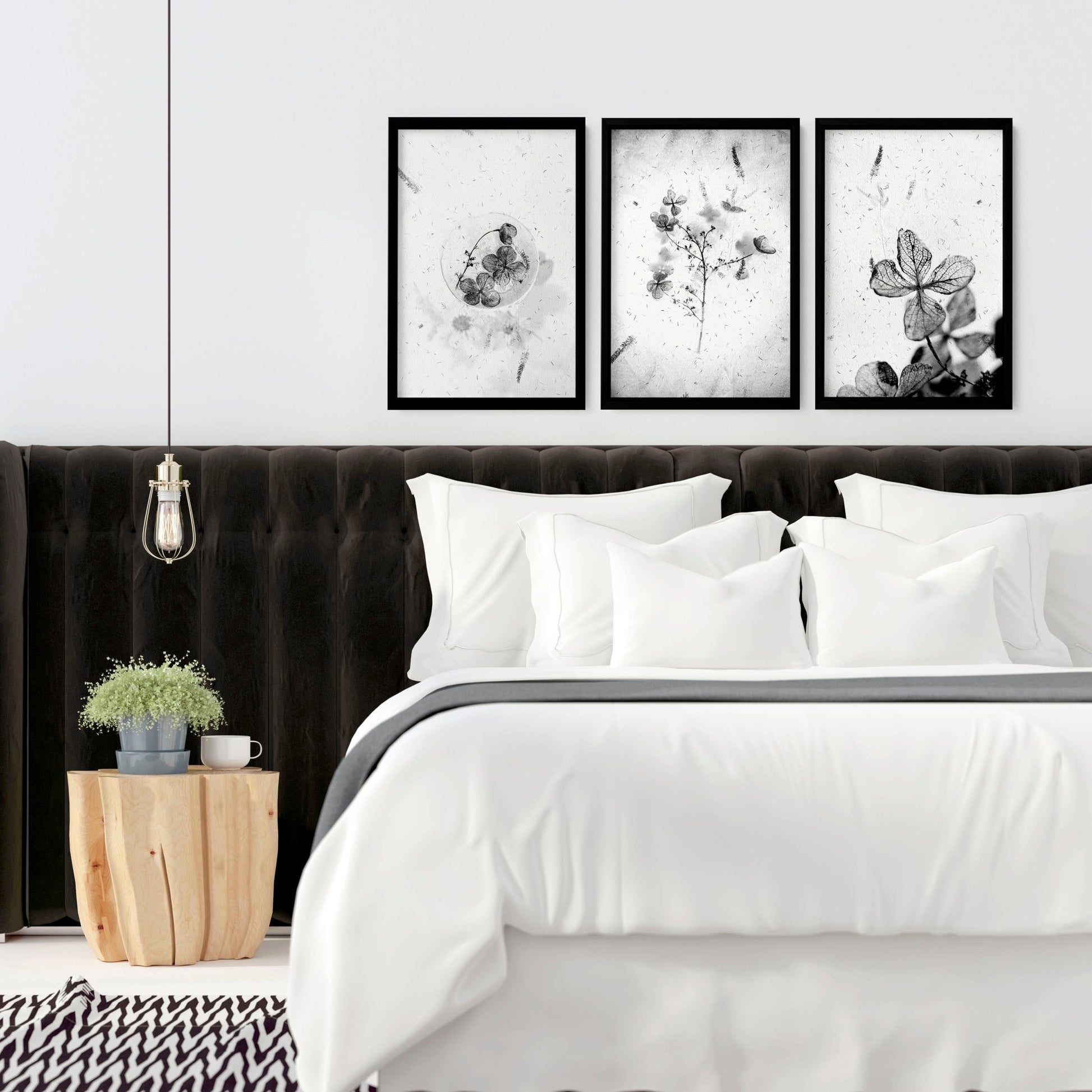 Art for a bedroom | set of 3 wall prints - About Wall Art
