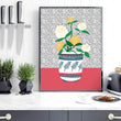 Art for kitchens | set of 2 Succulent wall art prints