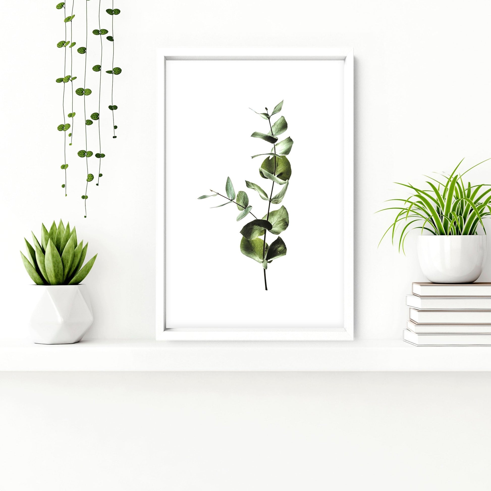 Art for the bathroom wall | set of 2 Floral wall art prints