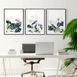 Artwork for offices | set of 3 Tropical wall art