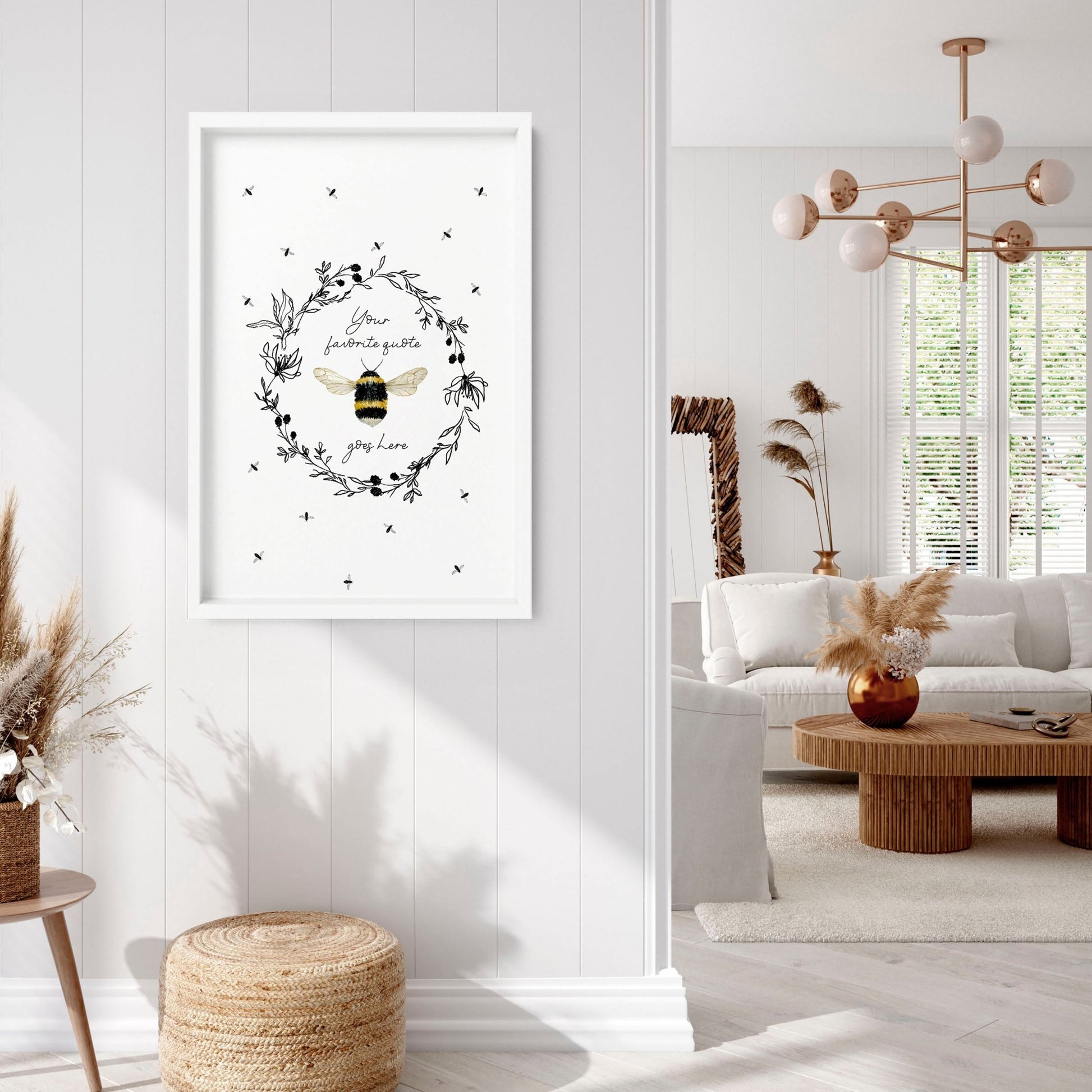 Art with bees | wall art print - About Wall Art