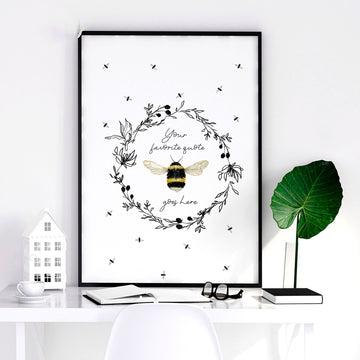 Art with bees | wall art print