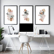 Colorful painting for wall | set of 3 wall art prints for office - About Wall Art