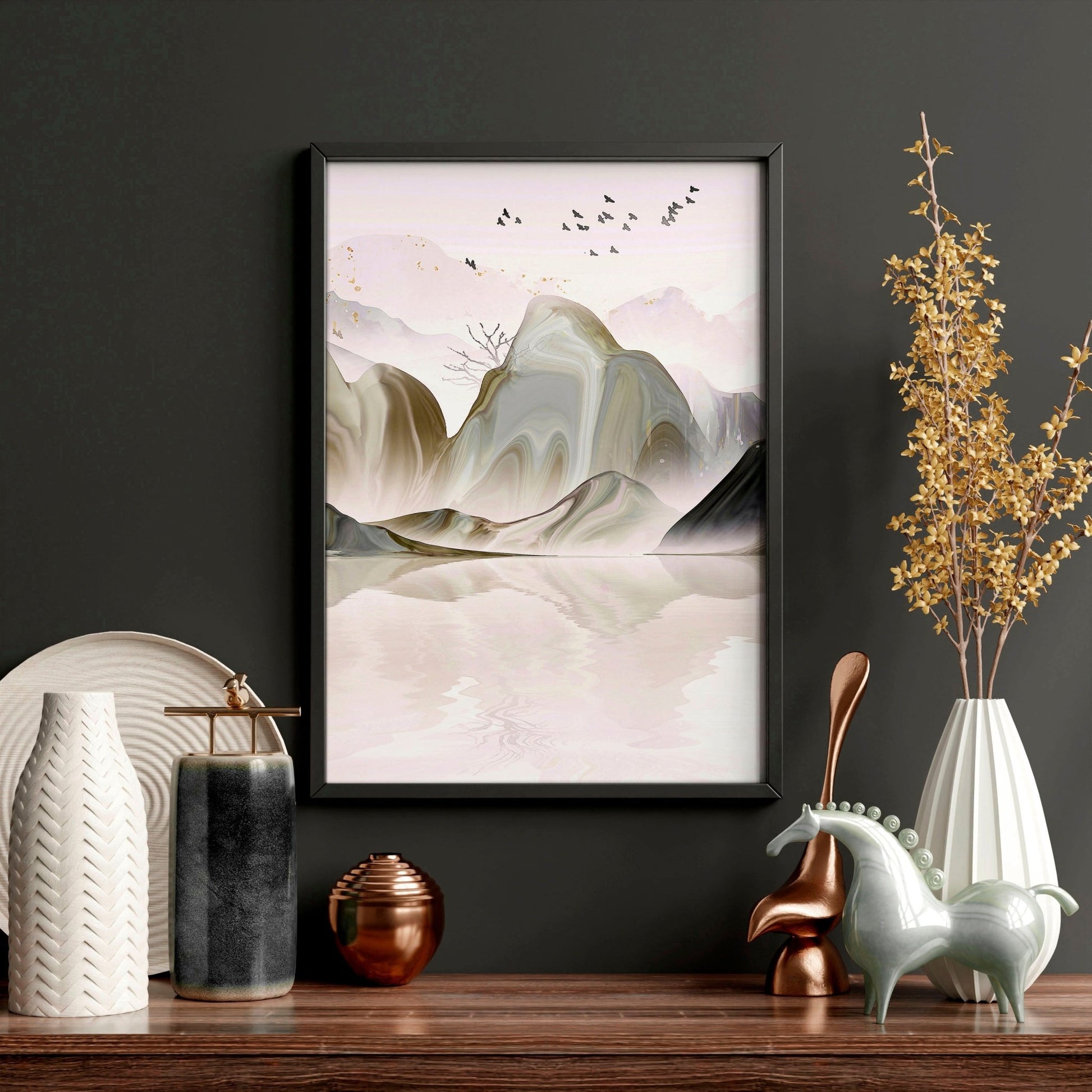 Asian inspired decor | set of 3 wall art prints - About Wall Art