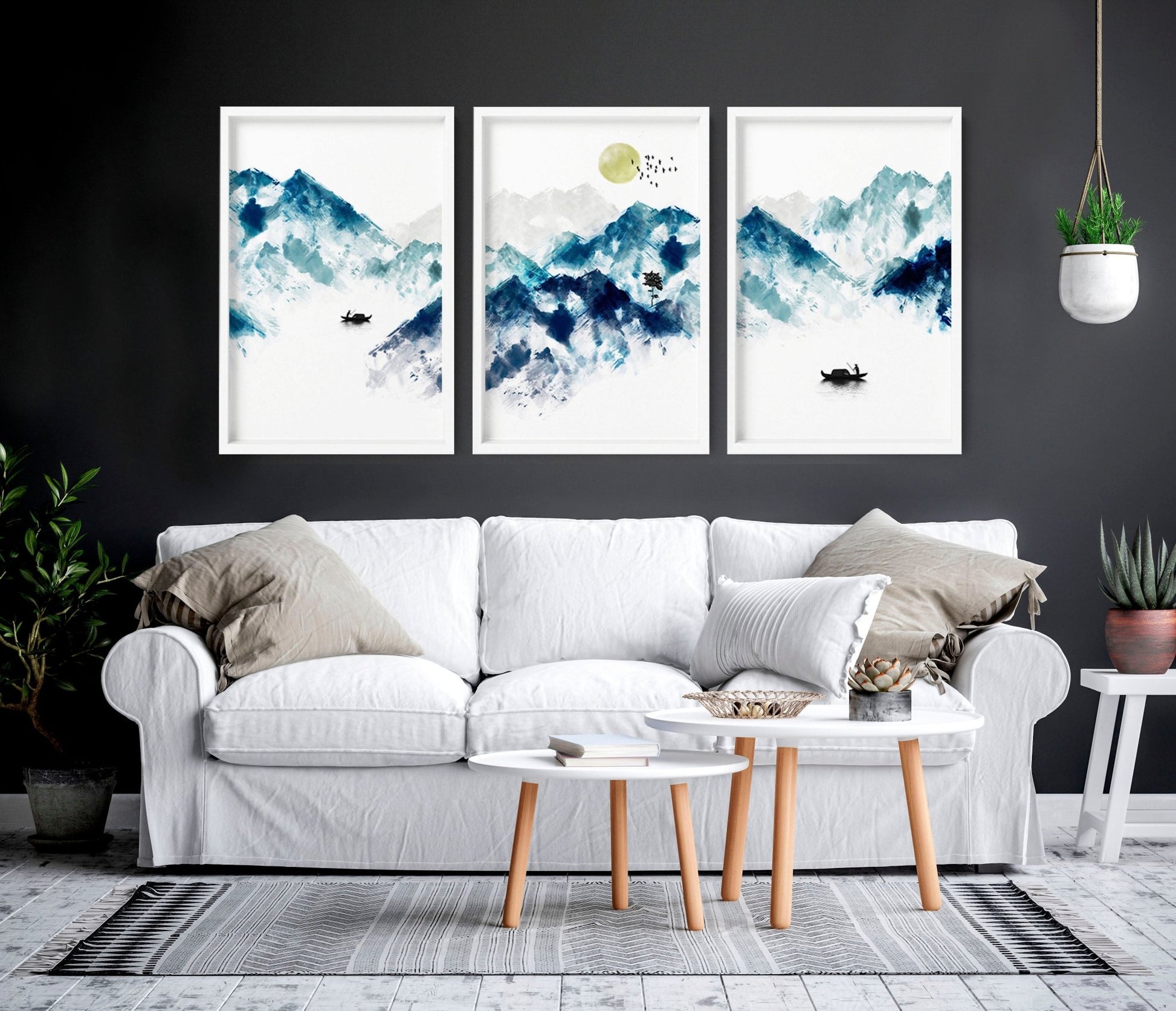 Asian Wall Art prints | set of 3 wall art prints - About Wall Art