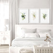 Bedroom decor for walls | set of 3 wall art prints