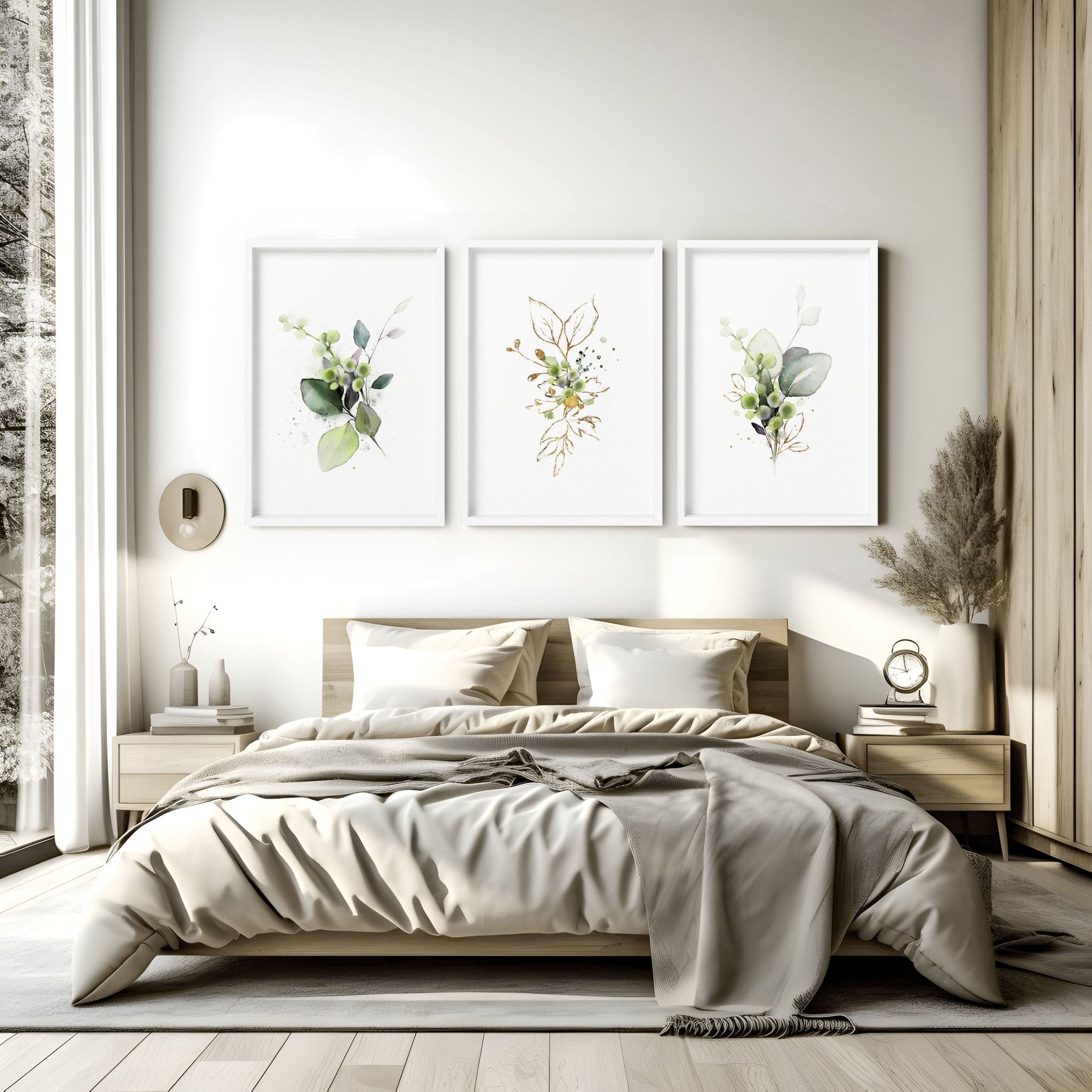 Bedroom wall deals art decor