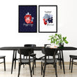 Berries Prints for a kitchen wall | Set of 2 wall art prints - About Wall Art