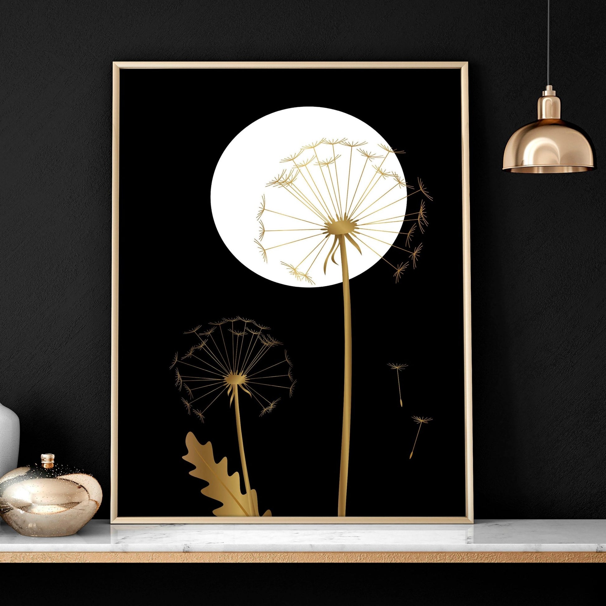 Black wall art for living room | set of 3 wall art prints - About Wall Art