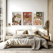 Bohemian bedroom wall prints | set of 3 wall art prints