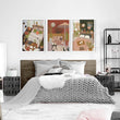 Bohemian bedroom wall prints | set of 3 wall art prints
