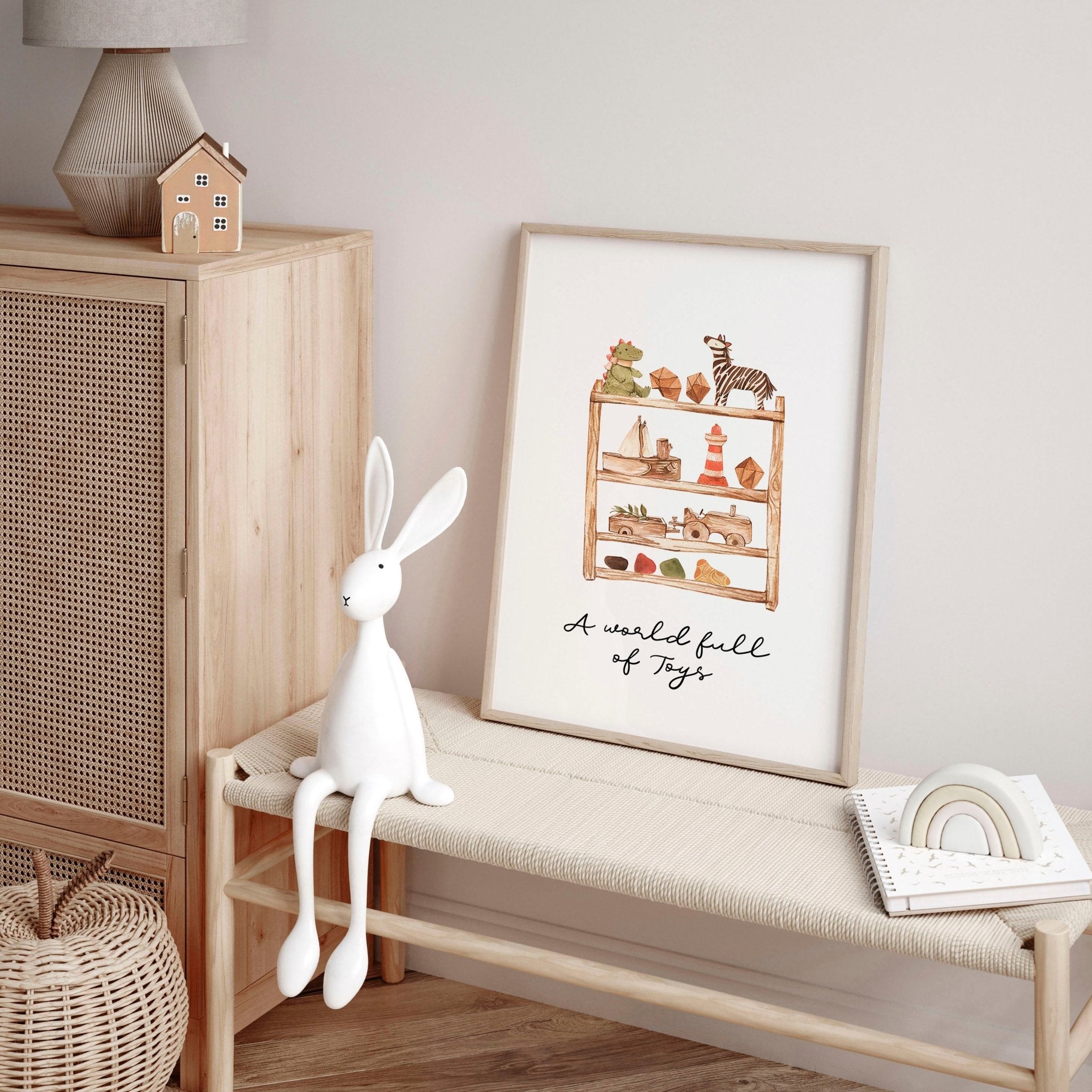 Prints for a nursery Framed wall art print