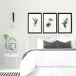 Bohemian Tropical bedroom decor | set of 3 wall art prints - About Wall Art
