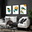 Bohemian decor living room | set of 3 wall art prints