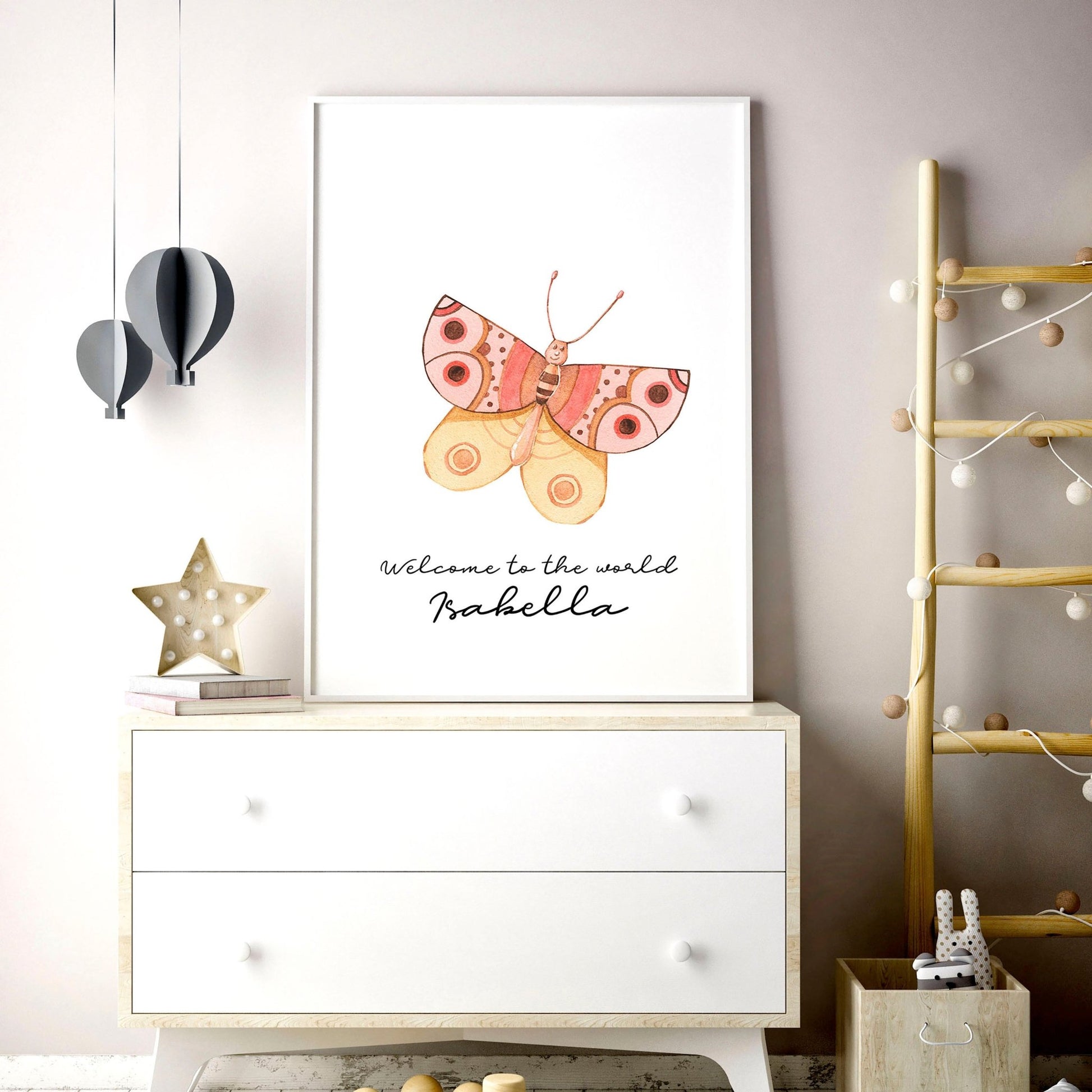 Butterfly wall decor for childrens rooms