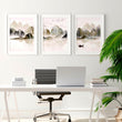 Art for the office wall | set of 3 framed wall art prints