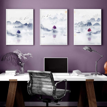 Artwork for the office | set of 3 wall art prints