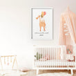 Camel animal prints for nursery decor | wall art print