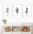 Christian artwork | Set of 3 framed wall art