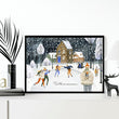 Christmas decor living room | wall art print - About Wall Art
