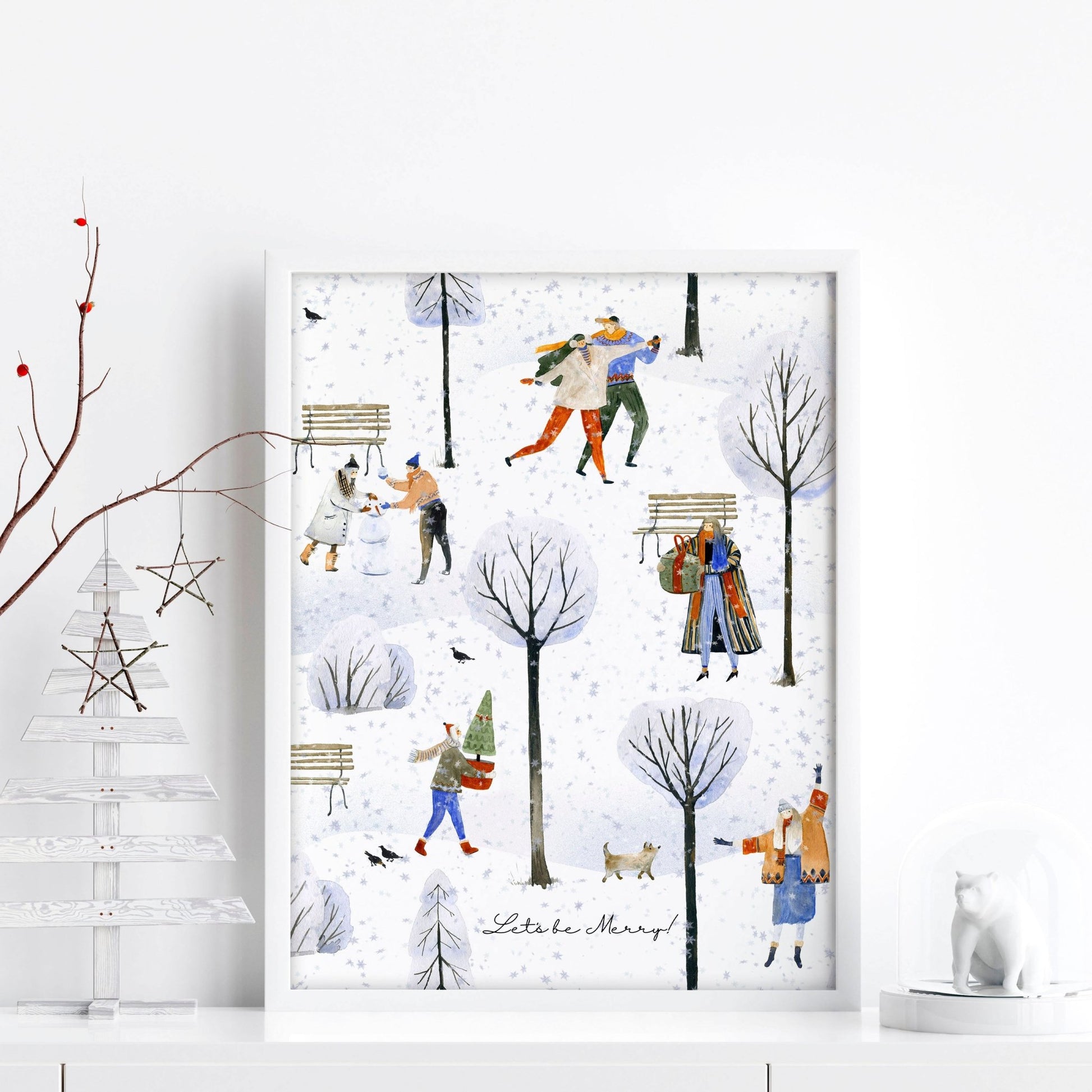 Christmas decorations uk | wall art print - About Wall Art
