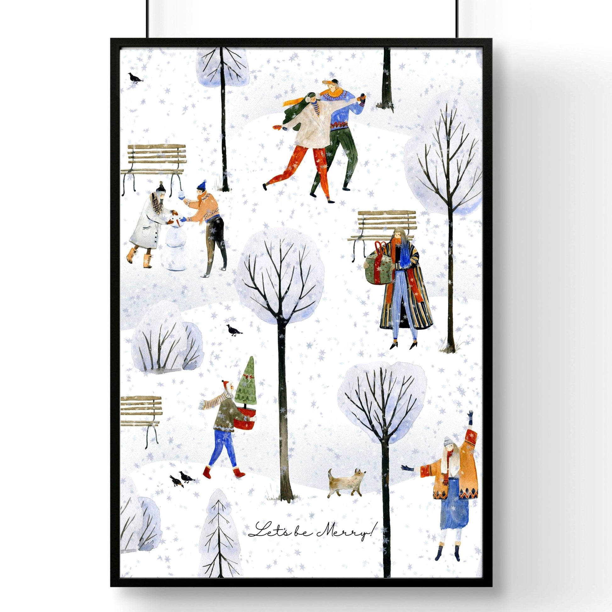 Christmas decorations in the uk | wall art print - About Wall Art