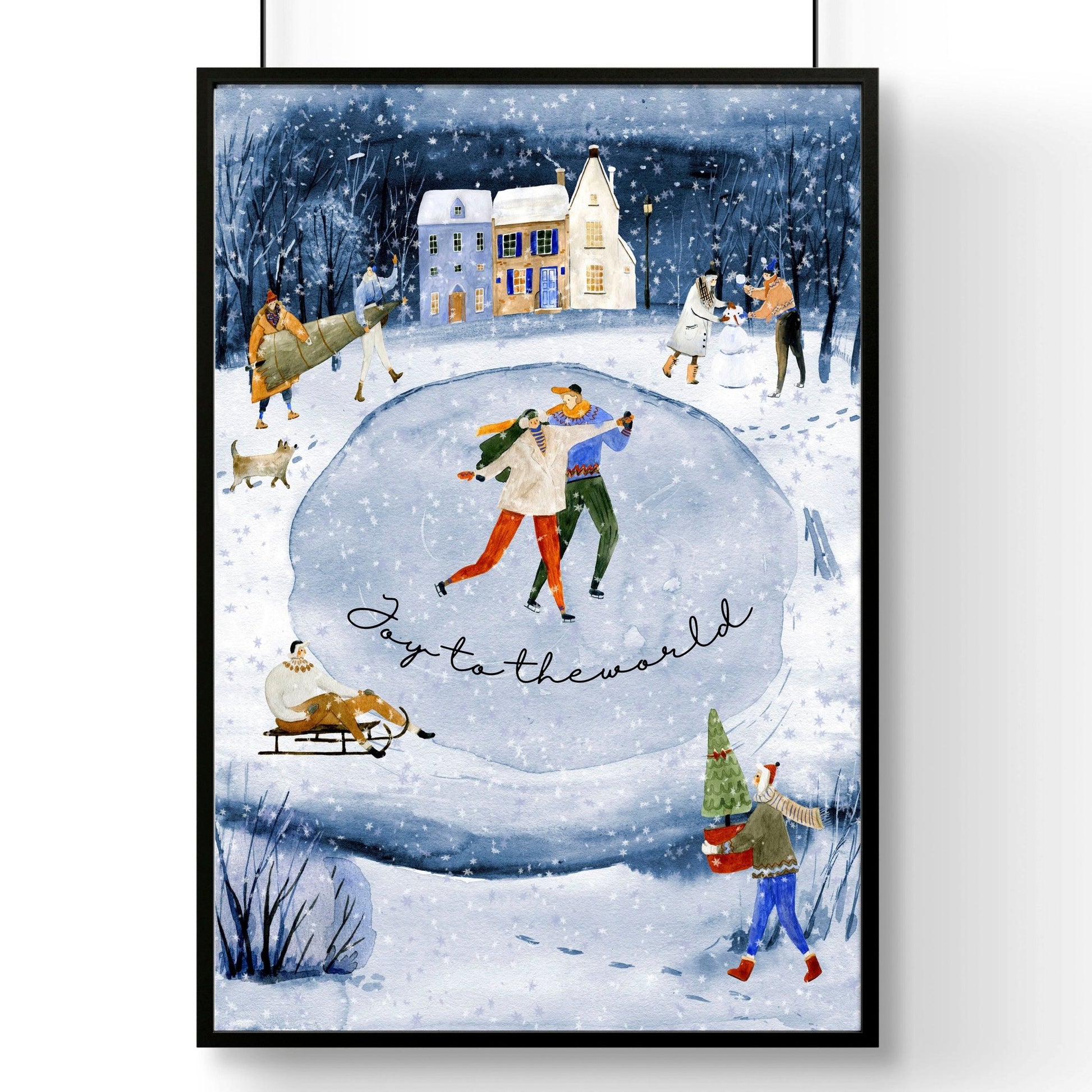 Christmas wall decorations indoor | wall art print - About Wall Art