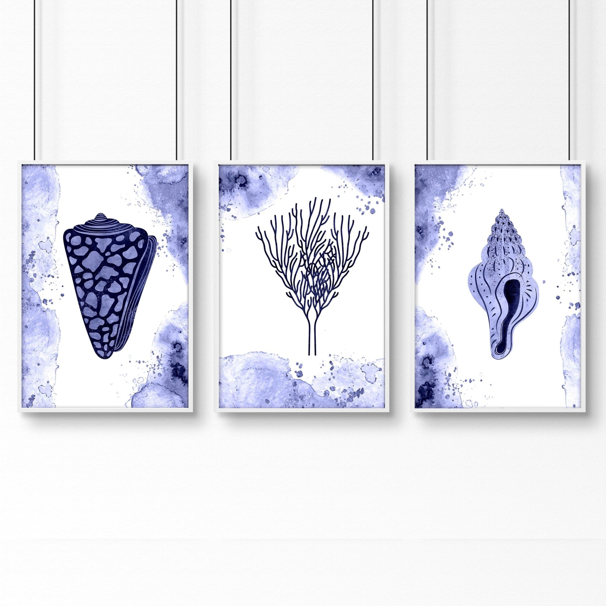 Office pictures for wall | set of 3 Coastal wall art prints