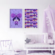 Butterflies wall art | set of 2 Wall art for Nursery