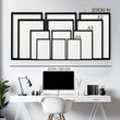 Contemporary home office decor | set of 3 wall art prints