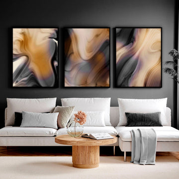 Contemporary wall art prints in the uk | set of 3 wall art prints