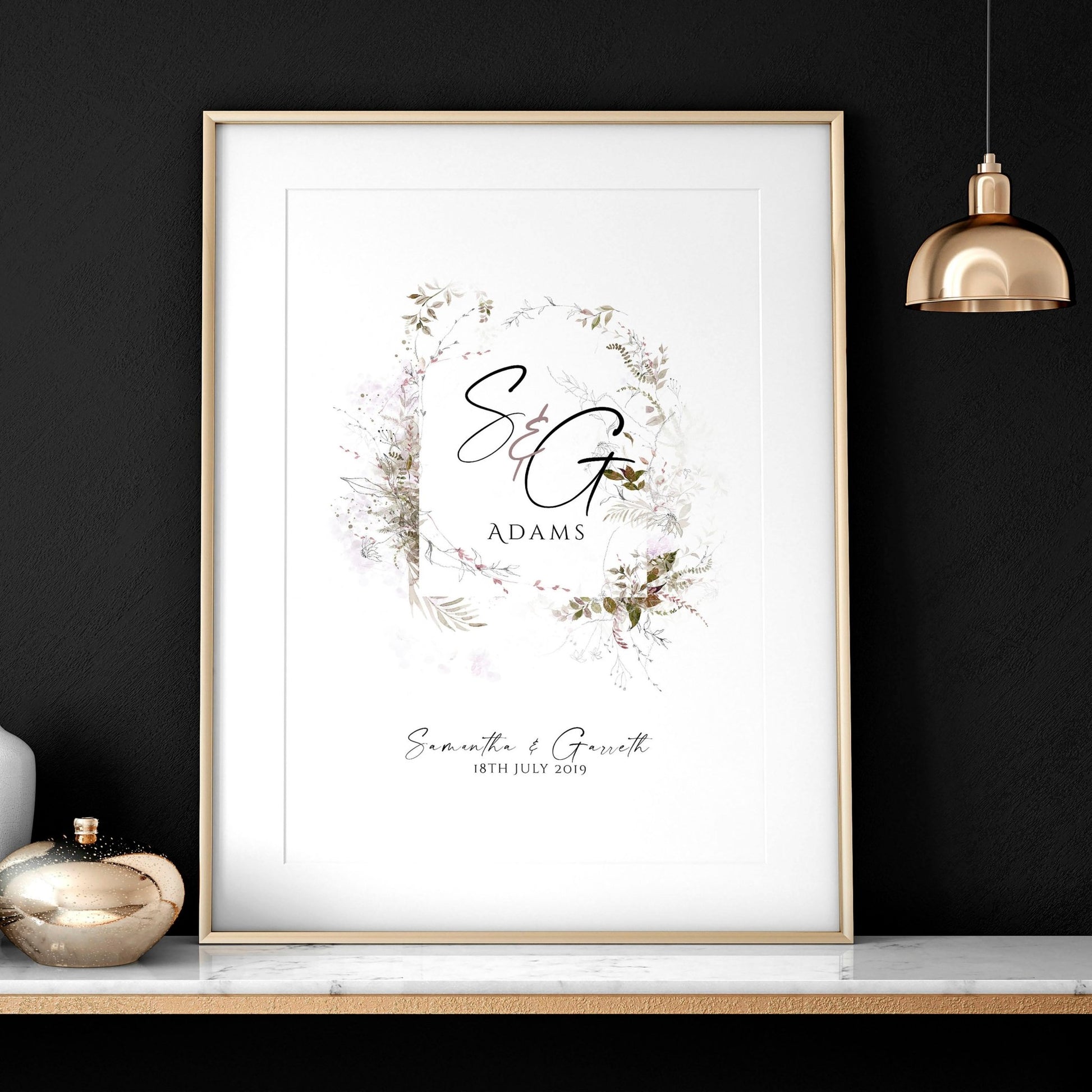 Customized valentines gift | wall art print - About Wall Art