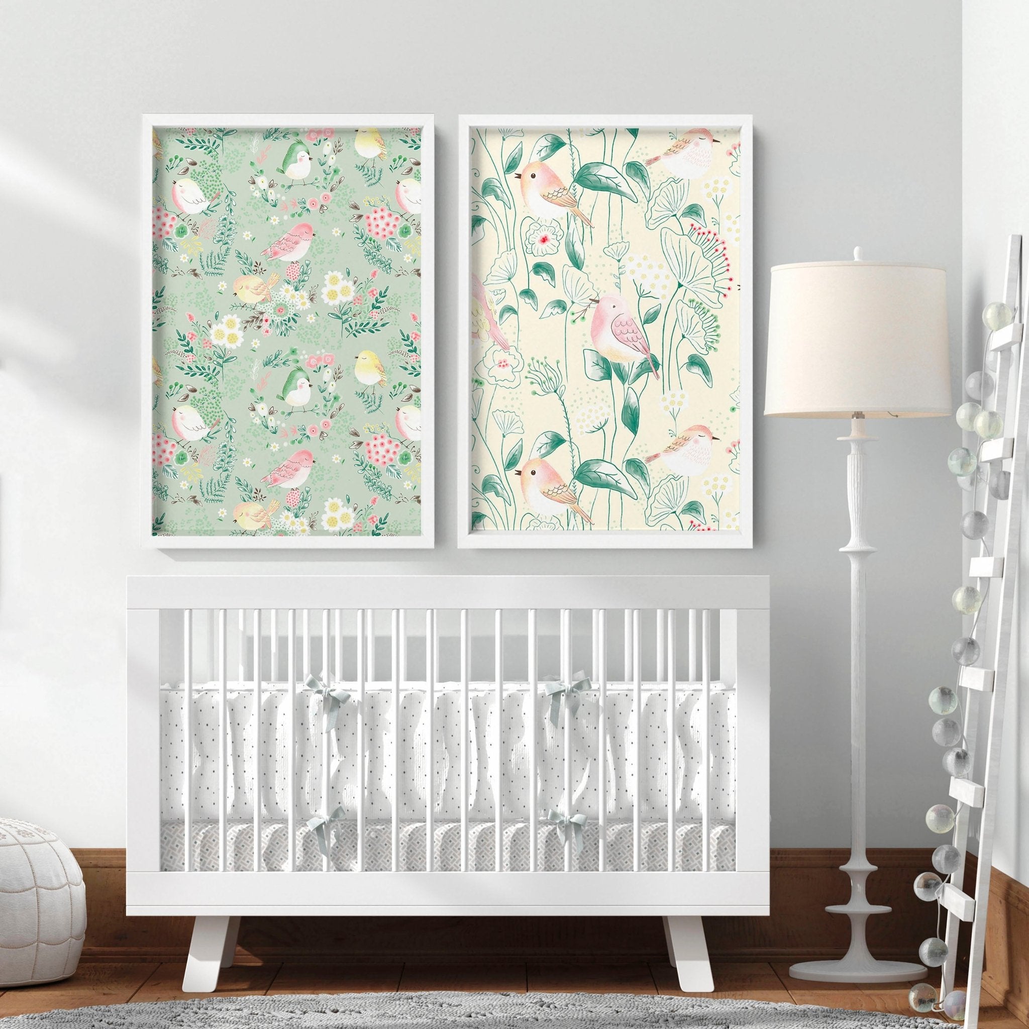 Cute Nursery decor woodland themed | set of 2 wall art prints - About Wall Art