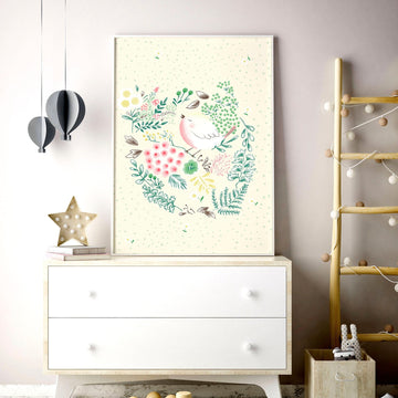 Cute prints for Nursery decor | set of 2 wall art prints