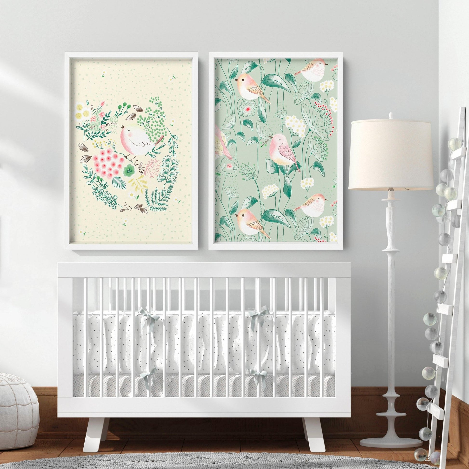 Cute prints for Nursery decor | set of 2 wall art prints - About Wall Art