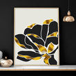 Earth tone wall hanging bohemian | set of 3 wall art with gold - About Wall Art