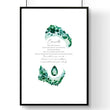 Emerald May birthstone | wall art print - About Wall Art