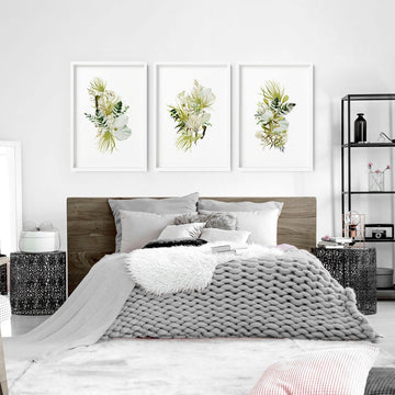 Farmhouse decor bedroom | set of 3 wall art prints