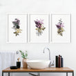 Wall pictures for bathrooms | set of 3 Farmhouse wall prints