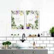 Framed bathroom prints | set of 2 wall art prints