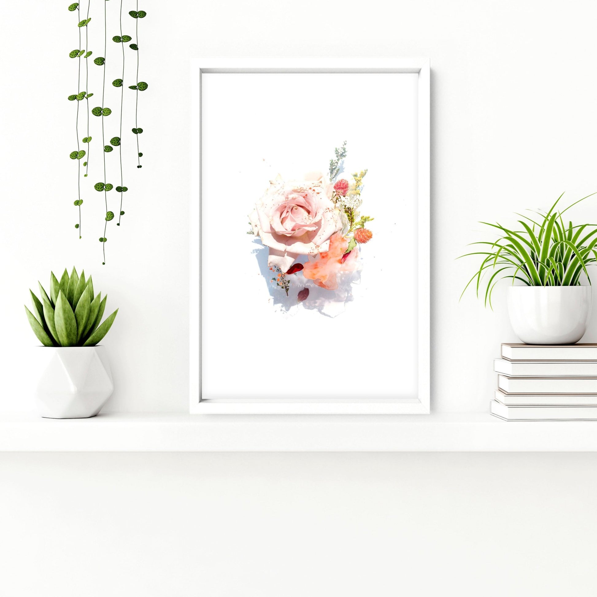 Framed pictures for bathroom | set of 3 wall art prints - About Wall Art