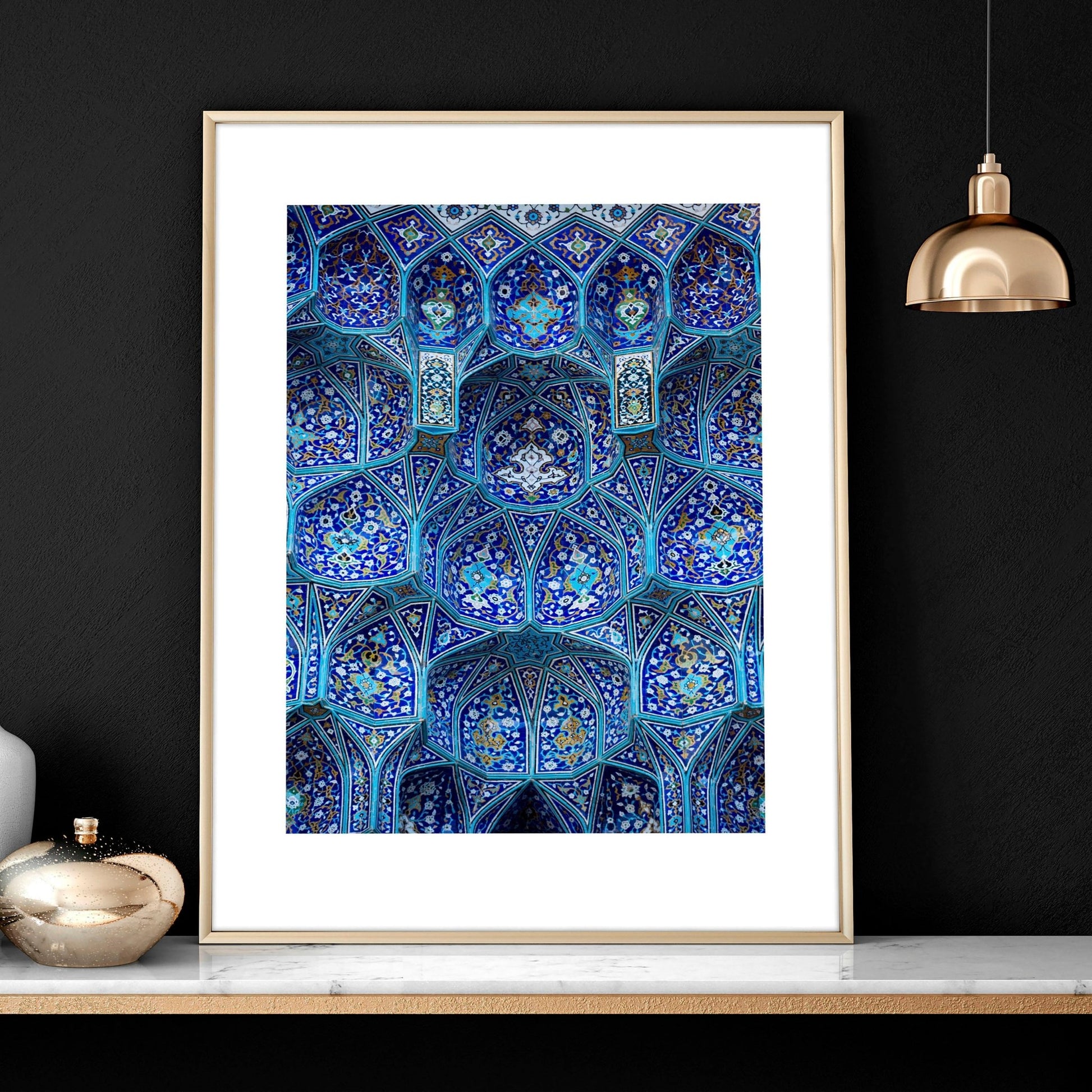 Geometry Islamic Art for bedroom | set of 3 wall art prints