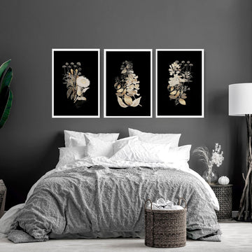 Bedroom wall art | set of 3 wall art prints