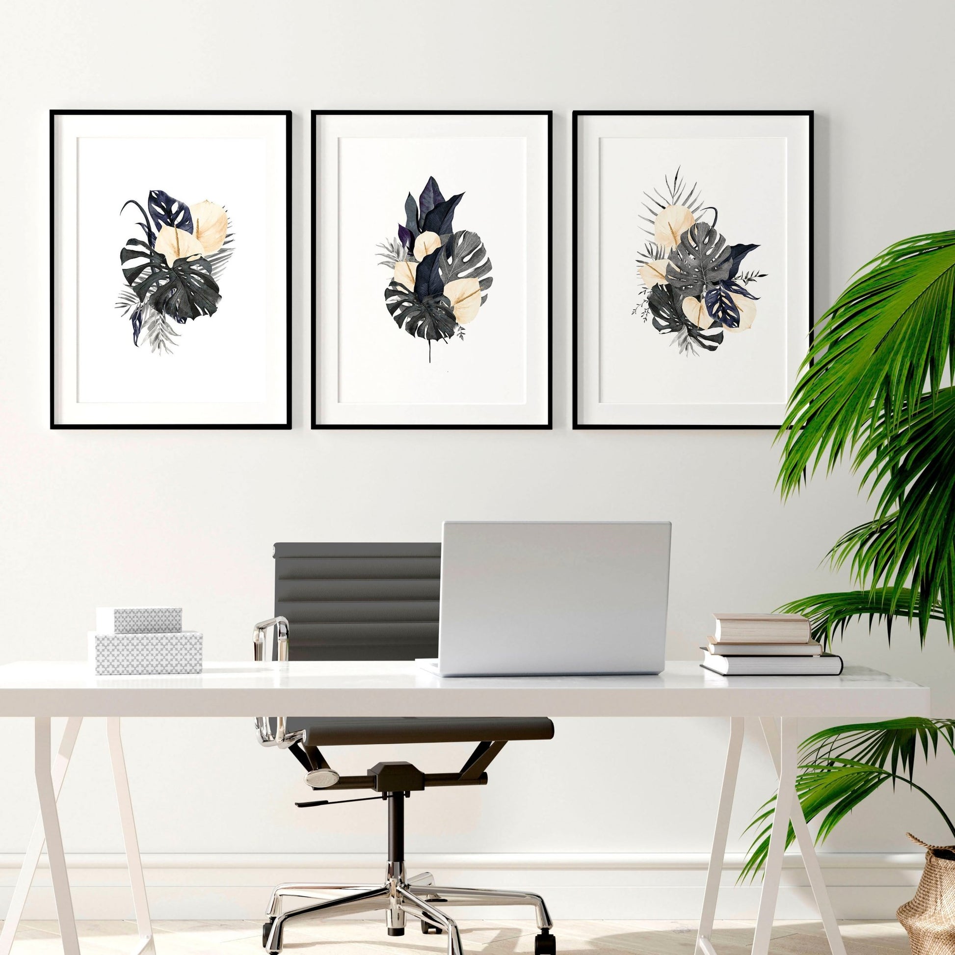 Home office art | set of 3 wall art prints - About Wall Art