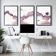 Paintings for office walls | set of 3 Japanese wall art