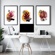 Home office decor ideas for her | set of 3 framed wall art