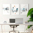 Home office prints | set of 3 wall art prints - About Wall Art