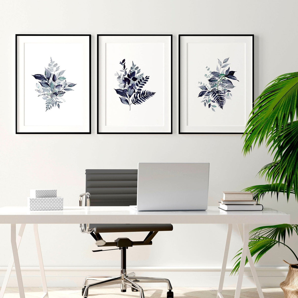 Home office wall art - Set of 3 framed wall art | About Wall Art