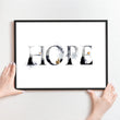 Hope wall art for Christmas decor - About Wall Art