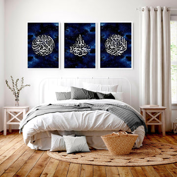 Islamic Ramadan decoration for Bedroom | set of 3 wall art prints